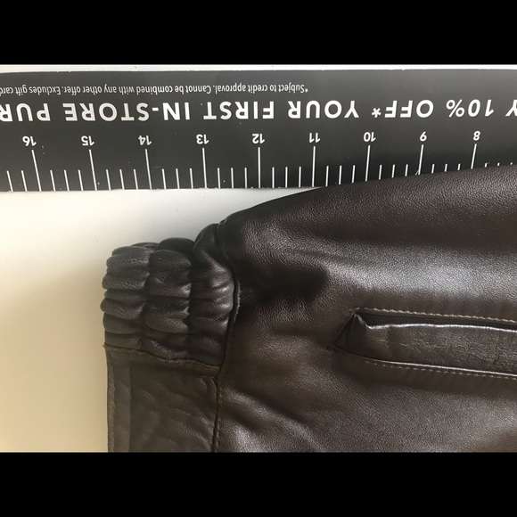 Vintage Brown real genuine leather jacket size XL - Picture 8 of 8